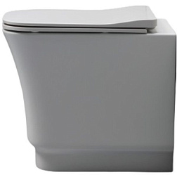 Приставной унитаз Idea 35х51 см, безободковый, без сиденья, White Ceramic W1000101 White Ceramic