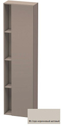 Шкаф-колонна DuraStyle 50х24х180 см, корпус-базальт матовый, фронт-серо-коричневый, правый, подвесной монтаж, Duravit DS1248R9143 Duravit