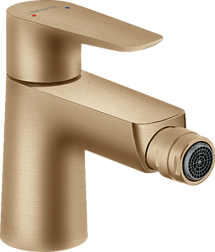 Смеситель для биде Talis E шлифованная, бронза, с донным клапаном, Hansgrohe 71720140 Hansgrohe