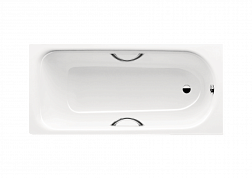 Стальная ванна Saniform Plus Star 150х70 см, 331, с водоотталкивающим покрытием easy-clean, с отв. для ручек, толщина 3.5мм, антискользящее покр., Kaldewei 133130003001 Kaldewei