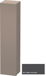 Шкаф-колонна DuraStyle 40х36х180 см, корпус-базальт матовый, фронт-графит матовый, левый, подвесной монтаж, Duravit DS1229L4943 Duravit
