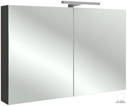 Зеркало 100х65 см, белый глянцевый лак, с подсветкой, Jacob Delafon EB797-G1C Jacob Delafon