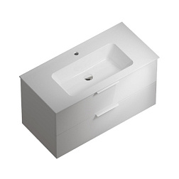 Модуль под раковину Piano 92,3х44,8х50,7 см, белая глянцевая, Kerama Marazzi PI.F.95\WHT Kerama Marazzi