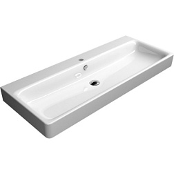 Подвесная раковина Sand 120х50х19 см, extraglaze, санфаянс, GSI 9024111 GSI