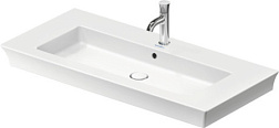 Подвесная раковина White Tulip 105х49х15,5 см, с отв. под смеситель, санфарфор, Duravit 2363100000 Duravit