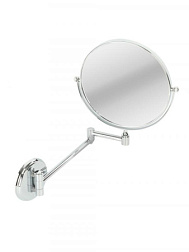Настенное косметическое зеркало для ванной Reflex увеличение х3, ø 20 см, хром, Nofer 08009.2.B Nofer