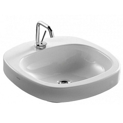 Встраиваемая сверху раковина Palomba collection 51х51 см, санфарфор, с отв. под смеситель, Laufen 8.1280.2.000.111.1 Laufen