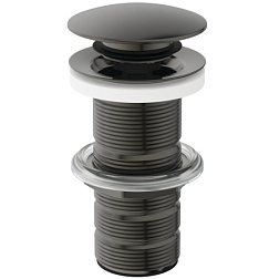 Сливной набор для раковины push to open, графит, без перелива, Ideal Standard E1483A5 Ideal Standard