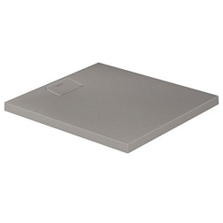 Поддон Stonetto 90х80х5 см, бетонно-серый, прямоугольный, DuraSolid, Duravit 720145180000000 Duravit