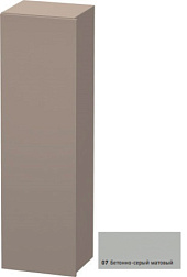 Шкаф-колонна DuraStyle 40х36х140 см, фронт - бетонно-серый матовый, корпус -  базальт матовый, левый, подвесной монтаж, Duravit DS1219L0743 Duravit
