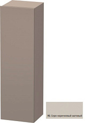 Шкаф-колонна DuraStyle 40х36х140 см, фронт - серо-коричневый, корпус -  базальт матовый, правый, подвесной монтаж, Duravit DS1219R9143 Duravit