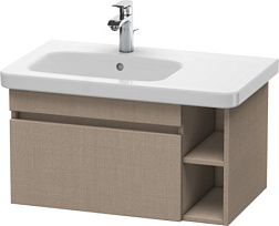 Модуль под раковину DuraStyle 73х44,8х39,8 см, для чаши слева, лён, Duravit DS639407575 Duravit