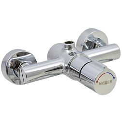 Настенный смеситель без излива Nofer антивандальный, без лейки, Nofer 07270M.B Nofer