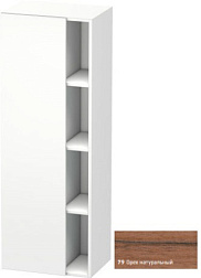 Шкаф-колонна DuraStyle 50х36х140 см, корпус-белый матовый, фронт-орех натуральный, левый, подвесной монтаж, Duravit DS1239L7918 Duravit