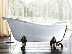 Акриловая ванна Epoca 170х80 см, ножки-бронза, овальная, Treesse V5071/bronze Treesse