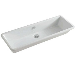 Встраиваемая снизу раковина Gea 33х90 см, санфарфор, Artceram GEL002 01; 00 Artceram