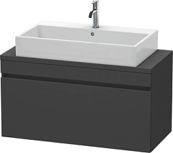 Модуль под раковину DuraStyle 100х47,8х51,2 см, без консоли, графит матовый, Duravit DS530404949 Duravit