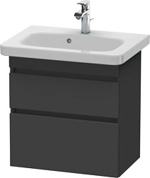 Модуль под раковину DuraStyle 58х36,8х61 см, компакт, графит матовый, Duravit DS647904949 Duravit