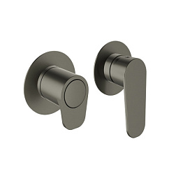 Встраиваемый в стену смеситель без излива Alexia 2 функции, графит, Ramon Soler 361512HSGR Ramon Soler