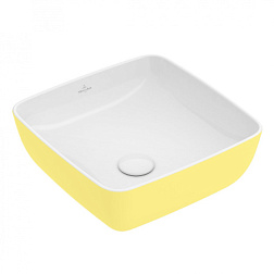 Накладная раковина Artis 41х41х13 см, macaroon, TitanCeram, Villeroy&Boch 417841BCT3 Villeroy&Boch