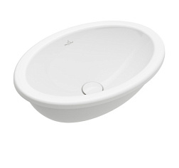 Встраиваемая сверху раковина Loop&Friends 50,5х36 см, санфарфор, Villeroy&Boch 4A610001 Villeroy&Boch