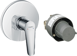 Встраиваемый в стену смеситель без излива Logis E 1 функция, Hansgrohe 71608000 Hansgrohe