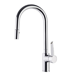 Смеситель для кухни с выдвижной лейкой Kitchen Swing латунь, Ramon Soler 387901V1MC Ramon Soler