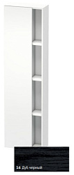 Шкаф-колонна DuraStyle 50х24х180 см, корпус-белый матовый, фронт-дуб чёрный, левый, подвесной монтаж, Duravit DS1248L1618 Duravit