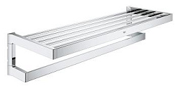 Полка для полотенец Selection Cube 60 см, 600 мм, с полкой для полотенец, хром, Grohe 40804000 Grohe