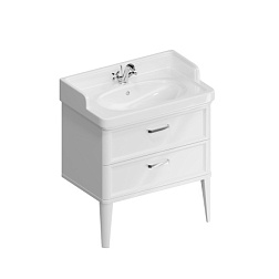 Модуль под раковину Pompei 76х48х48,2 см, с 2 ящиками, белый глянцевый, Kerama Marazzi PO.N.80.2\WHT Kerama Marazzi