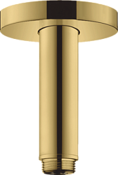 Потолочный кронштейн для верхнего душа 10 см, золото, Hansgrohe 27393990 Hansgrohe