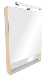 Зеркало Gap 70х85 см, шкаф, бежевый, с подсветкой, Roca ZRU9302699 Roca