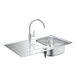 Кухонная комбинация мойки со смесителем Bau замена на 31562SD0, Grohe 31562SD1 Grohe