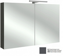 Зеркало 120х65 см, с подсветкой, серый антрацит лак, с подсветкой, Jacob Delafon EB798RU-442 Jacob Delafon
