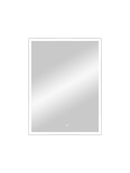 Зеркало Frame Silver Led 60х80 см, 25Вт, серое, с подсветкой, Continent ЗЛП891 Continent