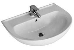 Подвесная раковина Ecco 55х45 см, классическая, санфарфор, Ideal Standard W434001 Ideal Standard