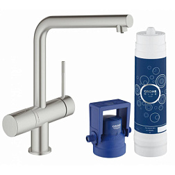 Кухонный смеситель для фильтра Blue Minta Pure с фильтром, цвет: суперсталь, Grohe 31345DC2 Grohe