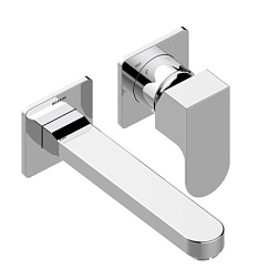 Внешняя часть встраиваемого смесителя для раковины Gillo длина излива 18,8см, Bossini Z00732.030 Bossini