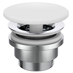 Сливной набор для раковины глянцевый, белый цвет, без перелива, Ideal Standard E211401 Ideal Standard