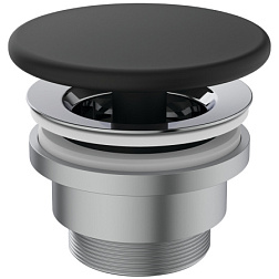 Сливной набор для раковины матовый, чёрный цвет, без перелива, Ideal Standard E2114V3 Ideal Standard