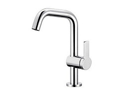 Смеситель для умывальника Plan blue высота до излива 19,5 см, поворотный излив, без донного клапана, Keuco 53905010100 Keuco