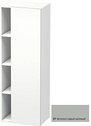 Шкаф-колонна DuraStyle 50х36х140 см, корпус-белый матовый, фронт-бетонно-серый матовый, правый, подвесной монтаж, Duravit DS1239R0718 Duravit