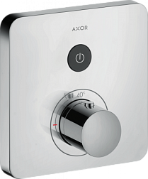 Лицевая часть встраиваемого смесителя ShowerSelect термостат, с выключением, 1 функция, Axor 36705000 Axor
