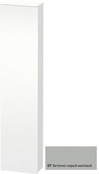 Шкаф-колонна DuraStyle 40х24х180 см, корпус-белый матовый, фронт-бетонно-серый матовый, левый, подвесной монтаж, Duravit DS1228L0718 Duravit