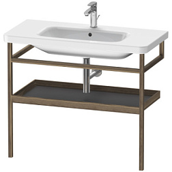 Консоль для раковины DuraStyle 94х44х80,5 см, чёрный орех / графит матовый, Duravit DS988304977 Duravit