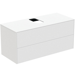 Модуль под раковину Conca 120х50,5х55 см, белый матовый, система push-to-open, Ideal Standard T3943Y1 Ideal Standard