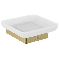 Настенная мыльница Conca шлифованное, золото, с держателем, Ideal Standard T4508A2 Ideal Standard