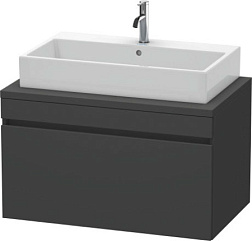 Модуль под раковину DuraStyle 90х54,8х51,2 см, без консоли, графит матовый, Duravit DS531304949 Duravit