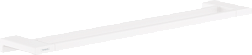 Горизонтальный полотенцедержатель AddStoris 64,8 см, матовый, двойной, цвет белый, Hansgrohe 41743700 Hansgrohe