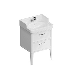 Модуль под раковину Pompei 56х48х48,2 см, с 2 ящиками, белый глянцевый, Kerama Marazzi PO.N.60.2\WHT Kerama Marazzi